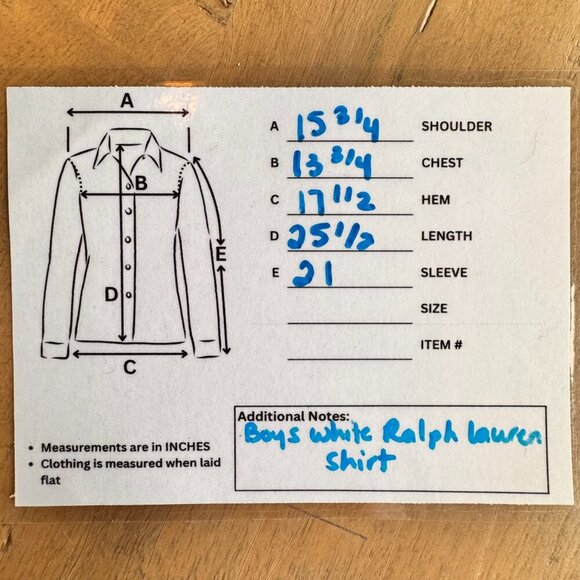 Ralph Lauren Cotton Blend Long Sleeve Button Down Shirt White - Picture 8 of 8